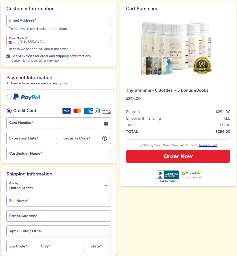 Thyrafemme Balance - Order